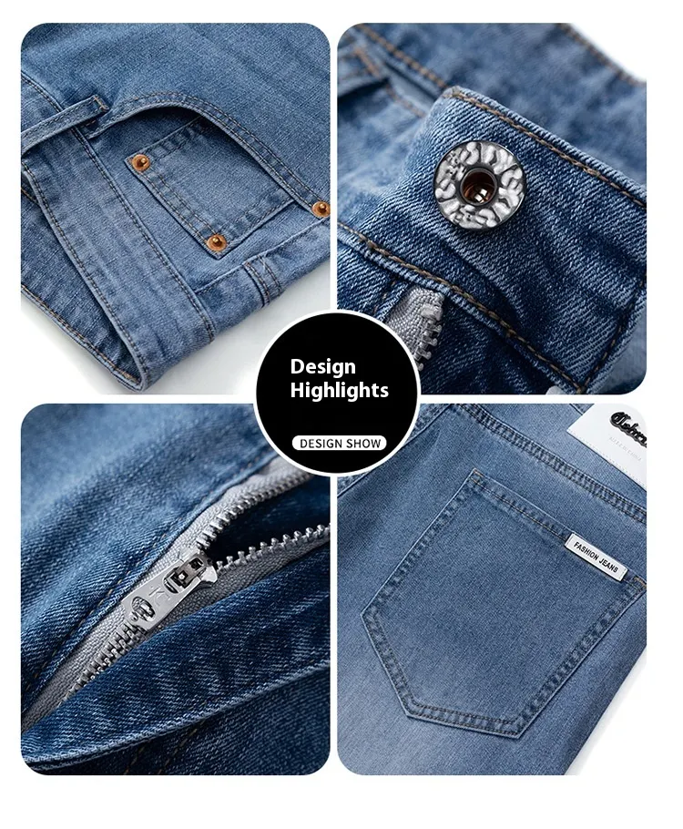 Title 8, Jeans Azuis Claras Cleanfit Masculinas Lavadas ...
