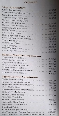 Golden Palms Resorts menu 2