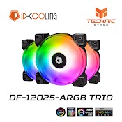 Bộ Quạt Tản Nhiệt Id - Cooling Df - 12025 - Argb - Trio