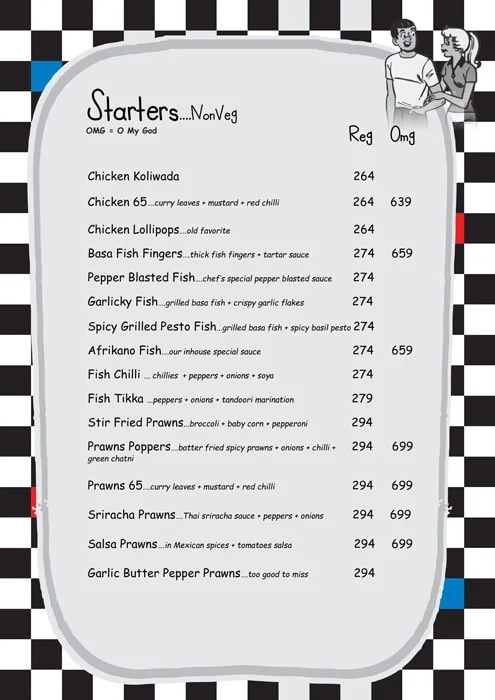 Poptates Lokhandwala menu 