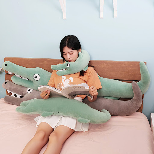 Title 2, Crocodile Pillow Neck Pillow Bib Sofa Cushion B...