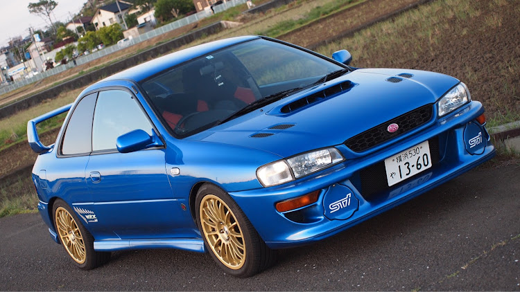 インプレッサ WRXのGC8クーペ・STI・OZレーシング・キモオタブルーに関するカスタム事例の投稿画像1枚目