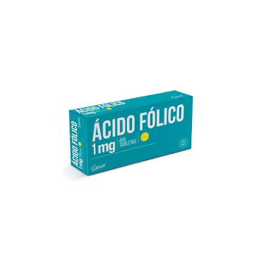 Ácido Fólico 1 mg Caja x 400 Tabletas