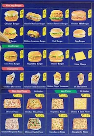 DC Burger menu 1