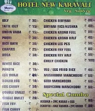 Hotel New Karavali menu 1