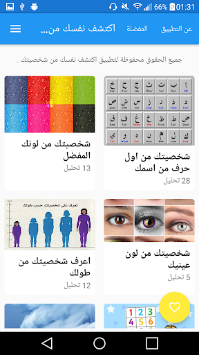 اكتشف نفسك من شخصيتك