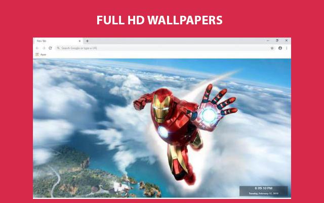 Iron Man Full HD New Tab