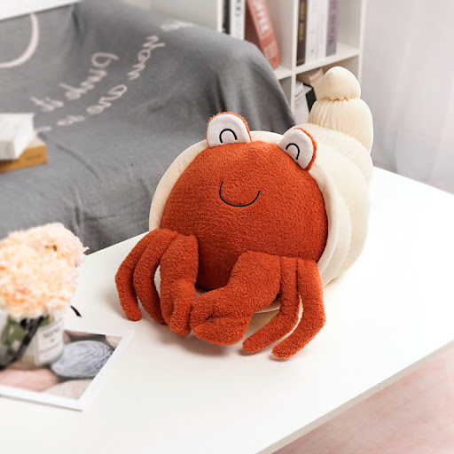 Title 10, Hermit Crab Plush Doll Childrens Toys a soft a...