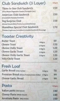 Shambhu's Coffee Bar menu 4