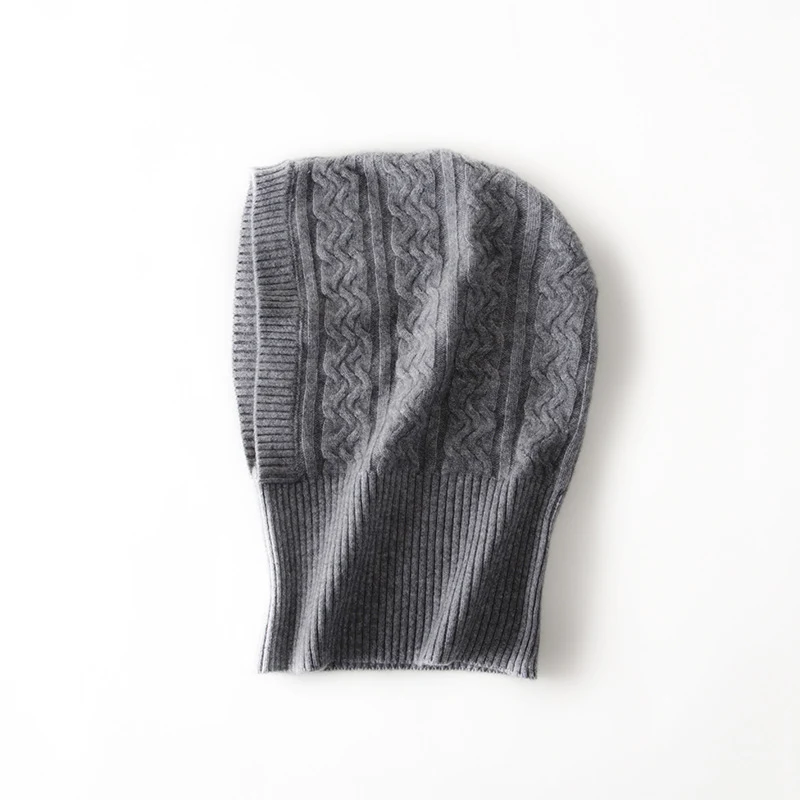 Gorro de malha espessa e quente para proteção da coluna cervical. Conforto e alívio para o pescoço no inverno. Ideal para o frio.