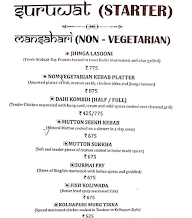 Payatha - Ethnic Foothill Restaurant menu 2