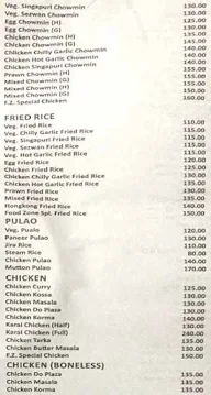 Food Zone menu 3