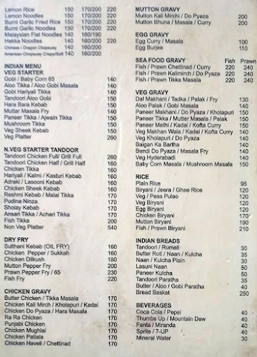 Foodyz menu 