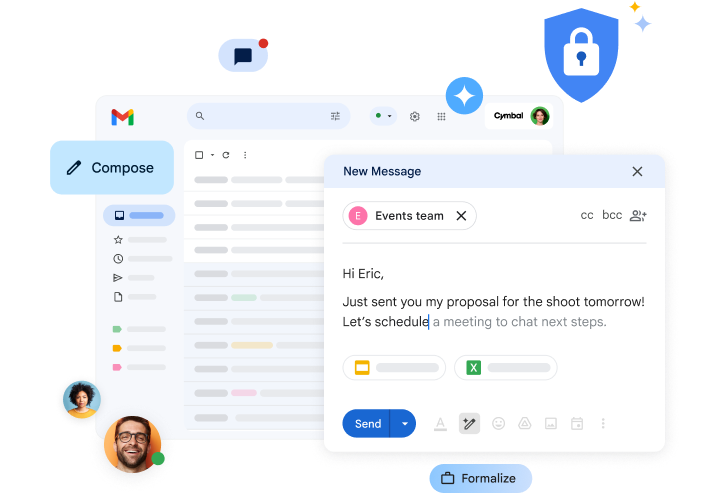 Gemini у Gmail пропонує відповідь на лист.