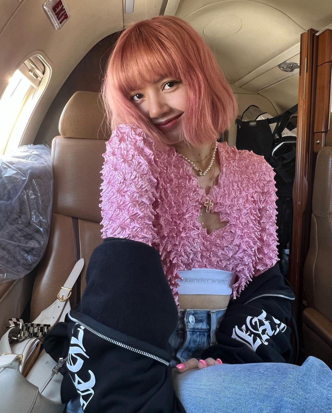 BLACKPINK’s Lisa pink Crop top