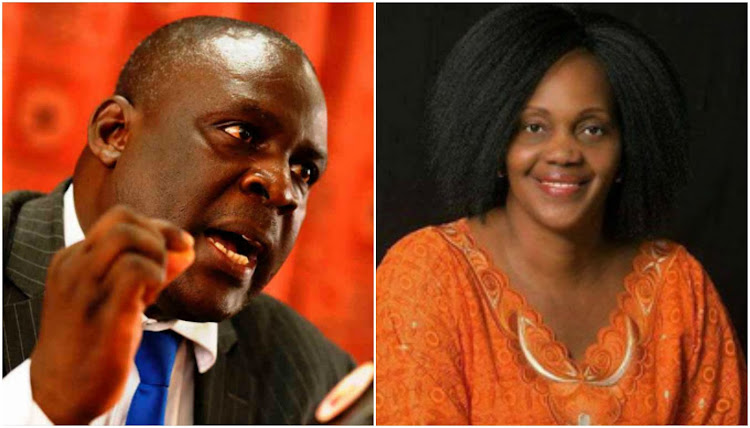 Emuhaya MP Omboko Milemba and Kisumu Woman Rep Rozaah Buyu