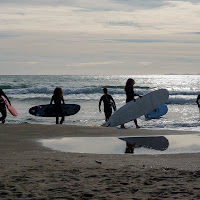 Surfisti in autunno di 