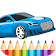 Best Cars Coloring Book Game icon