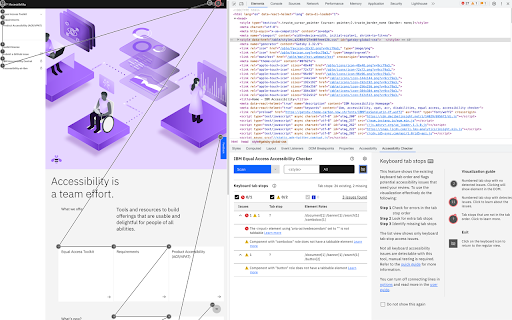 IBM Equal Access Accessibility Checker