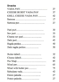 Mumbai Local menu 3