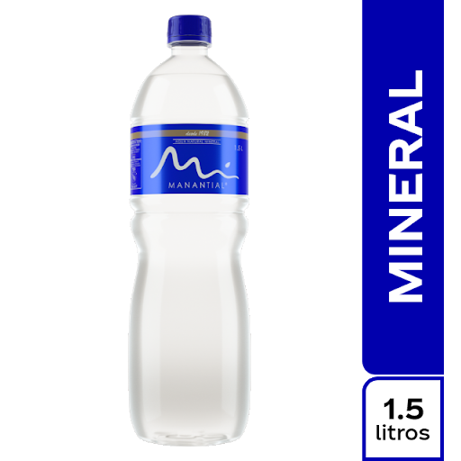 Agua Manantial Sin Gas Pet x 1.5 lt  