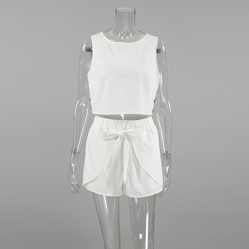 Title 3, Womens Casual Cotton Fashion Ramie Vest Shorts...