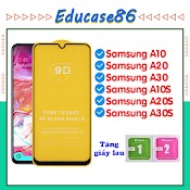 Cường Lực Samsung A10, A20, A30, A10S, A20S, A30S, Tặng Kèm Giấy Lau Kính Ướt Và Khô Educase86