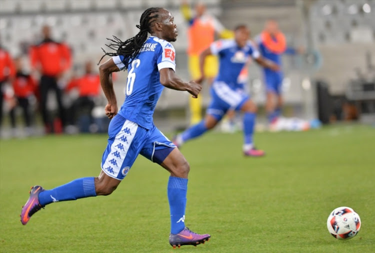 SuperSport United key central midfielder Reneilwe Letsholonyane.