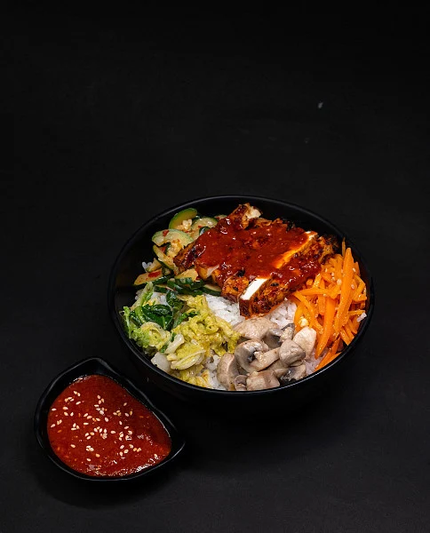 Korean Bibimbap-Veg