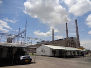 Zimbabwe's Hwange power station caught alight this week. File picture.