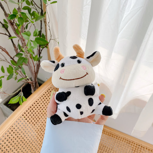 Title 4, Cartoon Plush Cow Shaped Bluetooth Headphone Co...