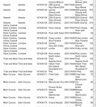 Ram Sweets menu 4