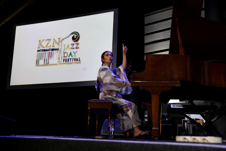 Yayoi Ikawa from Japan performs at the KZN International Jazz Festival at The Station in Durban