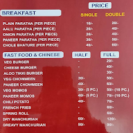 Laxmi Fast Food menu 1