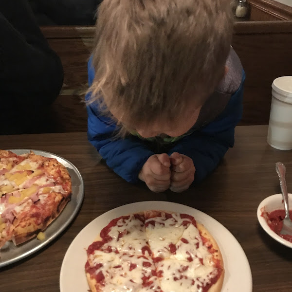 For non gluten free. Kids can make their own kid size pizza at the table. Great fun.