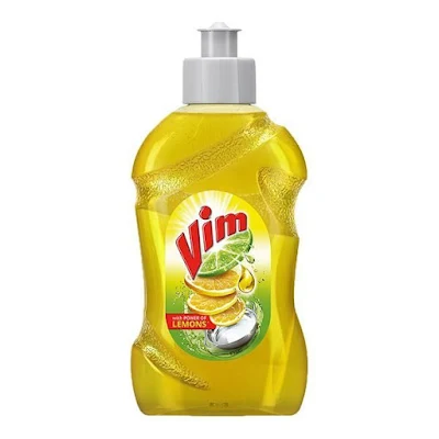 Vim Lemon Dishwash Gel Bottle