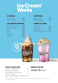 Ice Cream Works menu 4