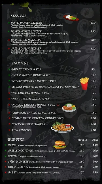 Intalia menu 