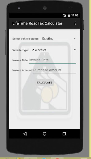 LifeTime RoadTax Calculator