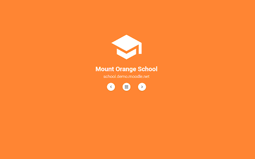 Moodle dashboard