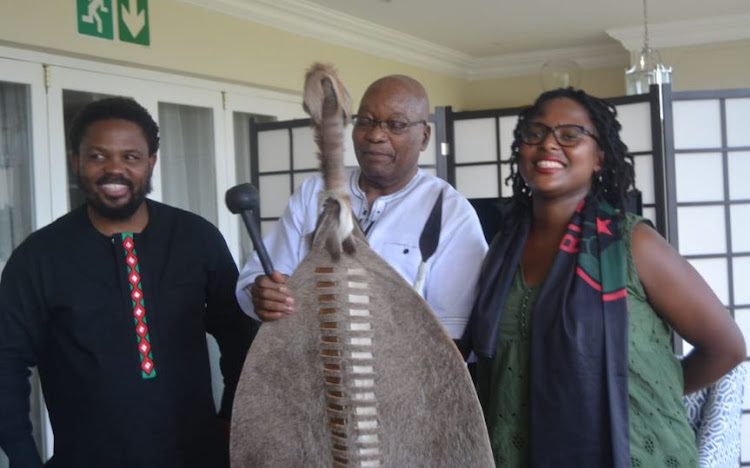 Andile Mngxitama and other BLF leaders met with former President Jacob Zuma.