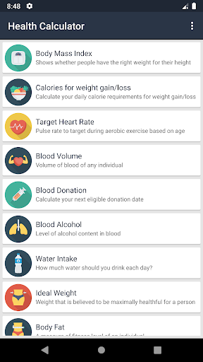 Health Calculator By Newage Productions Google Play United