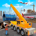 Cover Image of Descargar Constructor de la construcción del aeropuerto 1.0 APK