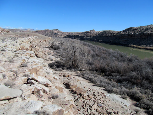 View of the Green River from my lunch spot