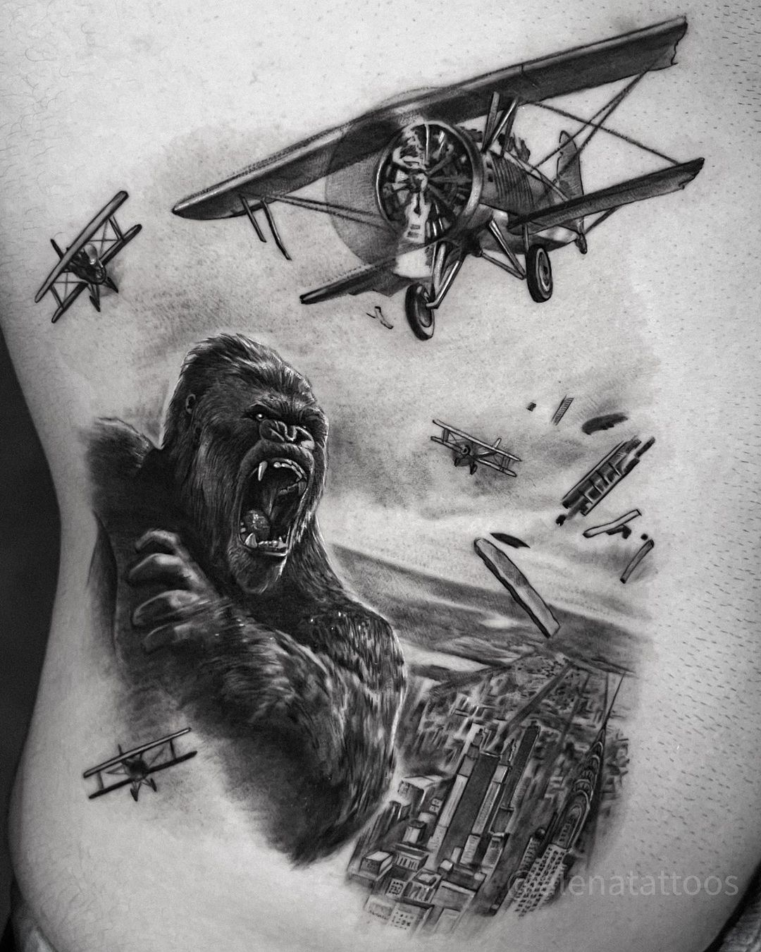 King Kong Tattoo Ideas