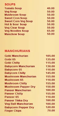 Udupi Garden menu 4