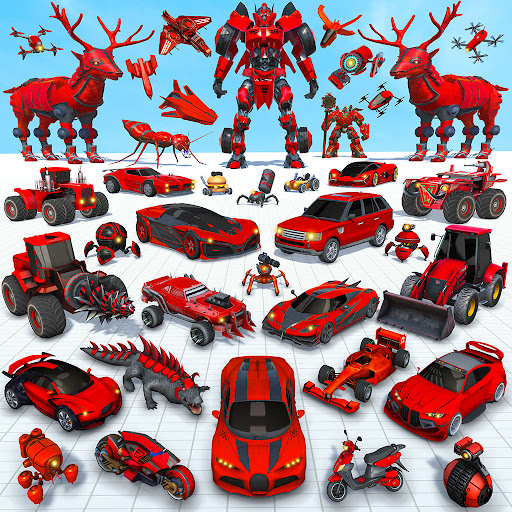 Screenshot Deer Robot Car Game-Robot Game