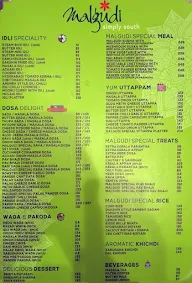 Malgudi menu 2