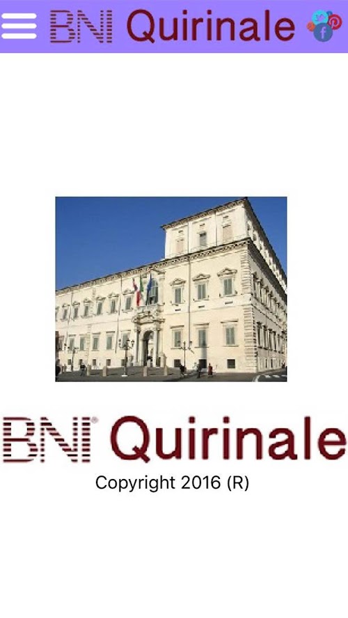 Android application BNI Quirinale screenshort