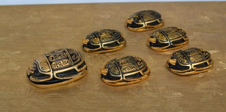 Title 1, Nowy styl starożytny Egipt Amulet Skarabeusz Oz...